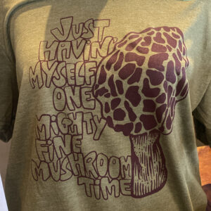 Mushroom T-Shirt (Moss Heather Green)